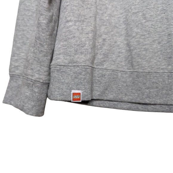 Target Lego long sleeve gray multicolored mini figure graphic Men Sweatshirt M - Picture 4 of 10